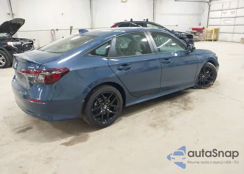 2025 Honda Civic Hybrid Sport/Sport Touring z USA, uszkodzony, nr VIN 2HGFE4F81SH346638